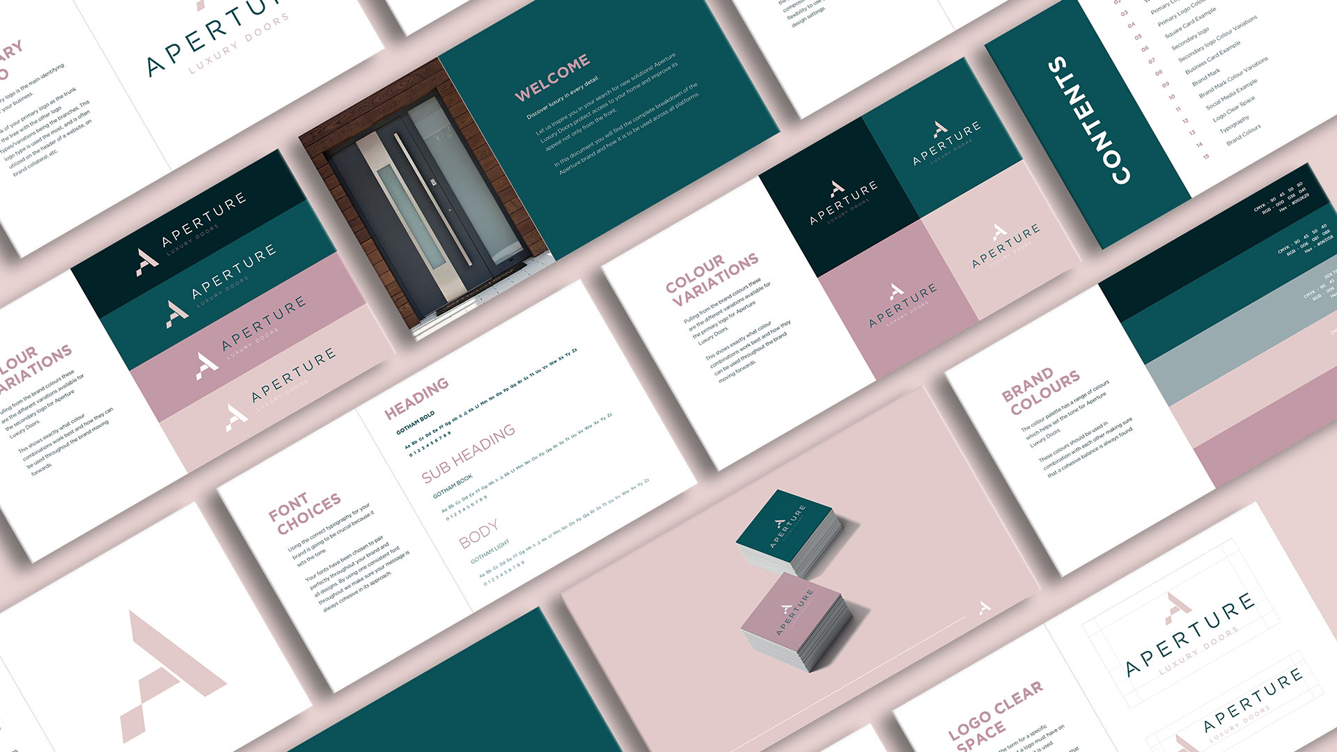 Aperture Luxury Doors - Branded company guidelines