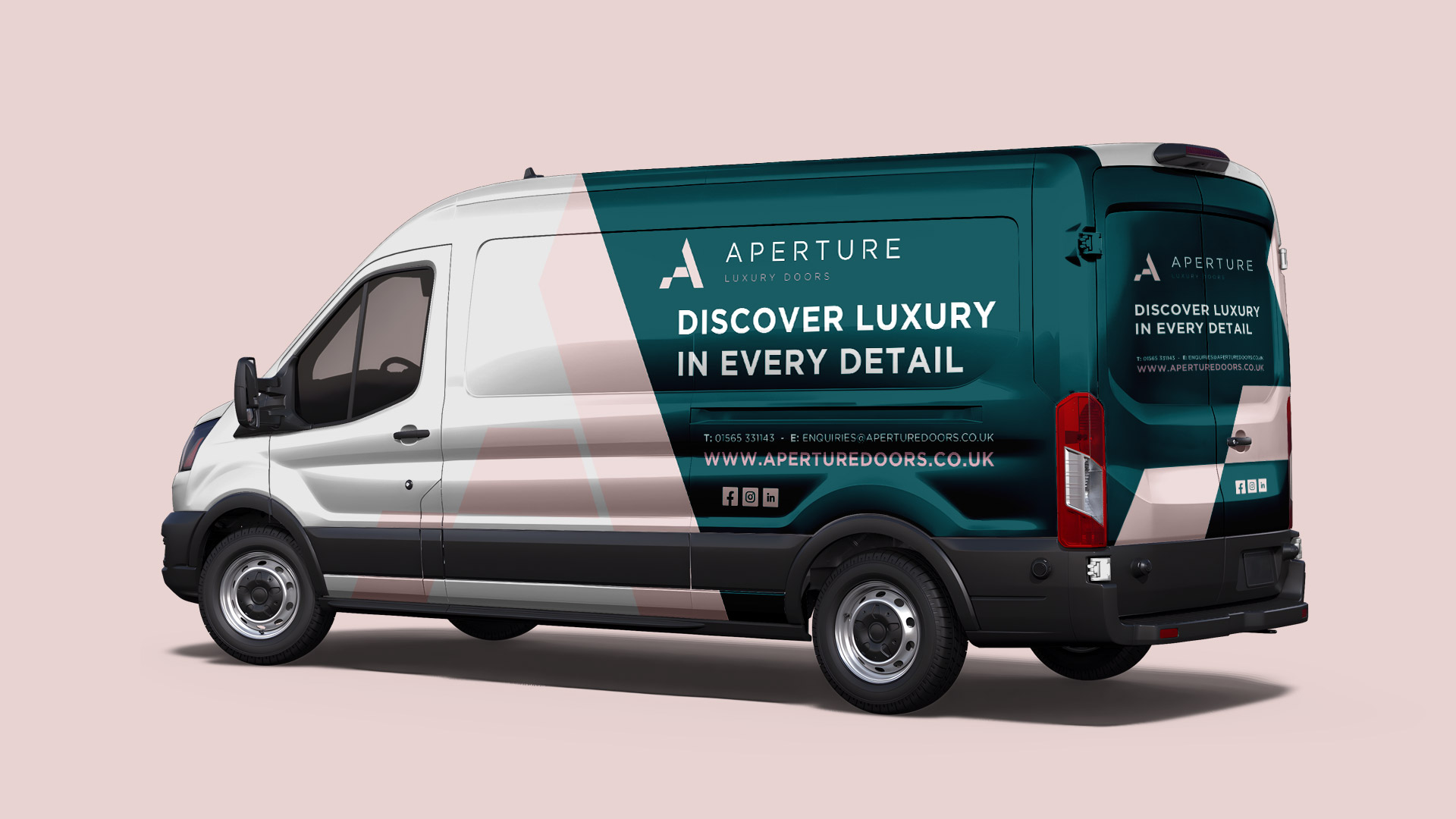 Aperture Luxury Doors - Vehicle livery design