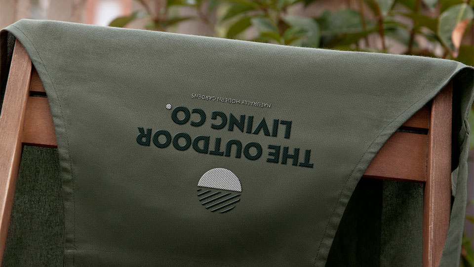 The Outdoor Living Company - Branded embroidered apron