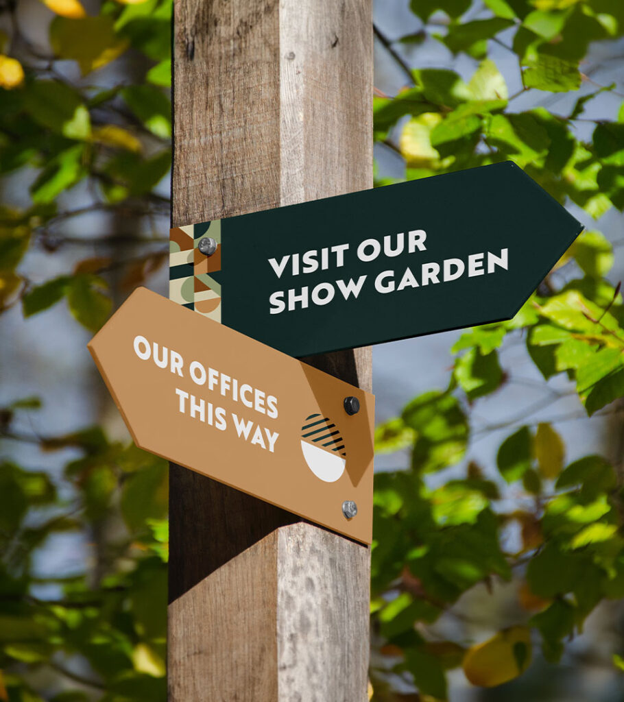 The Outdoor Living Company - Wayfinding signage