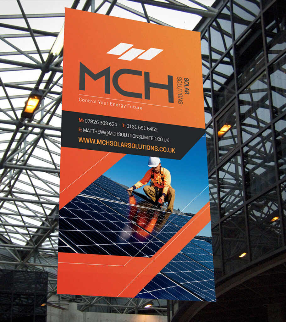 MCH Solar Solutions - Hanging Banner