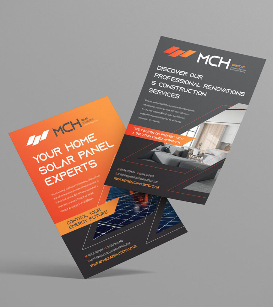 MCH Solar Solutions - Leaflet design