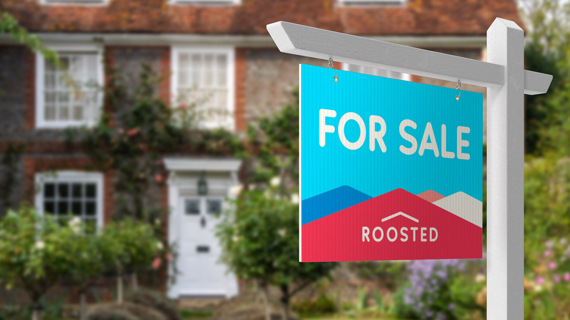 Roosted - For Sale Sign Design